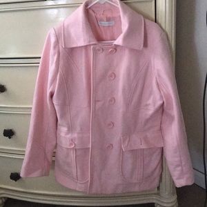 Pink winter coat